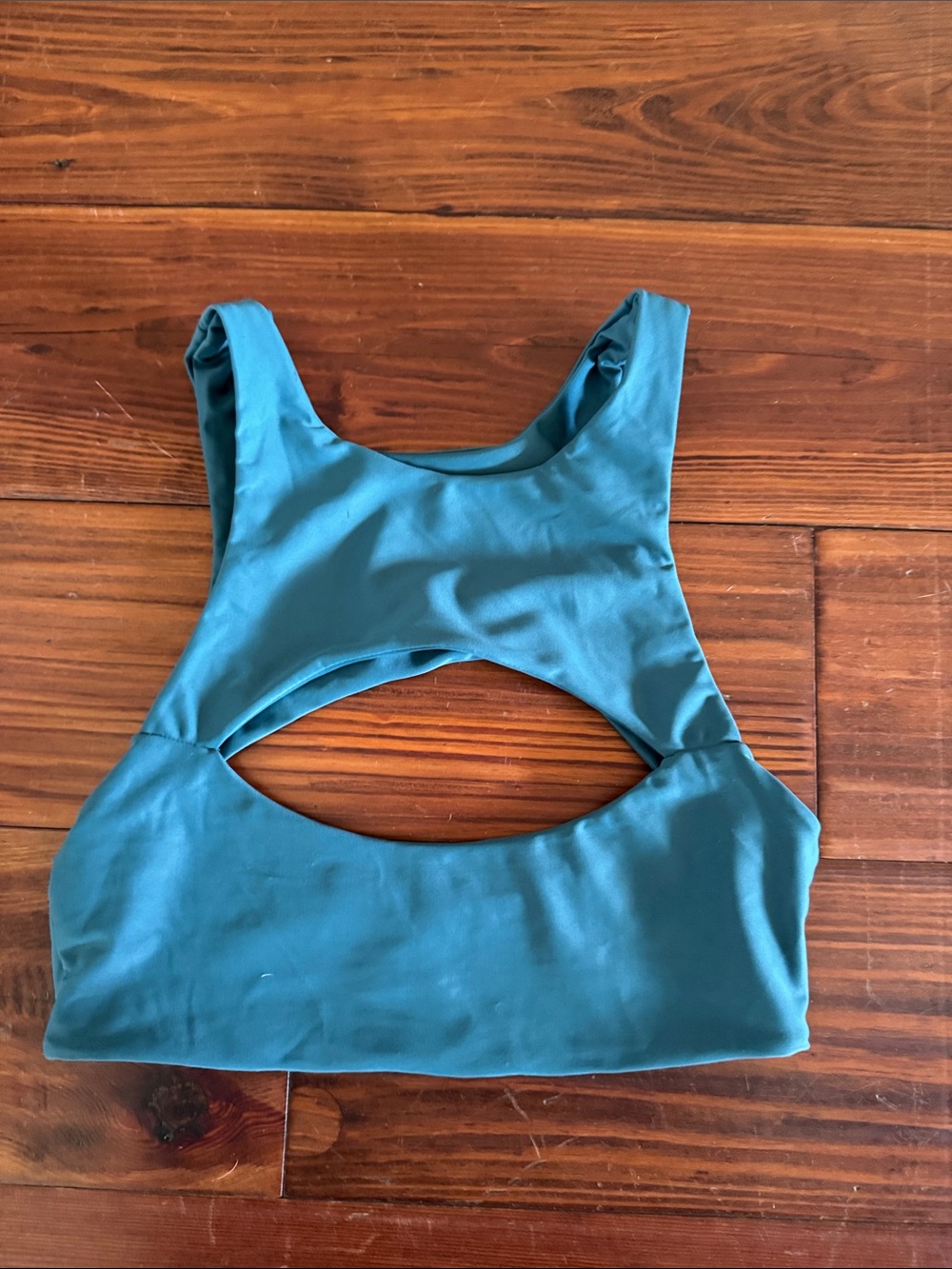 Excellent Condition-Mikoh- Marrakesh Cutout-Teal  Swim Top